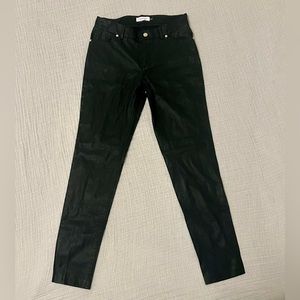 Calvin Klein Black Leather Pants